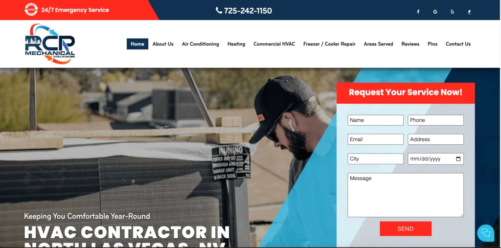 HVAC Website Rank #2