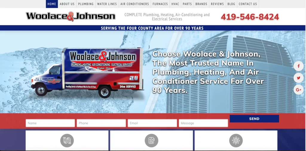 HVAC Website Rank #6